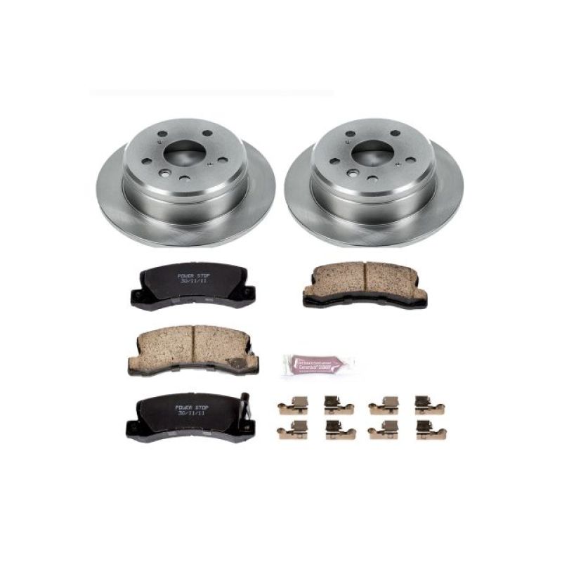 PowerStop Power Stop 97-99 Lexus ES300 Rear Autospecialty Brake Kit - Brakes Rotors & Pads