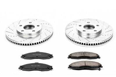 PowerStop Power Stop 98-02 Chevrolet Camaro Front Z23 Evolution Sport Brake Kit - Brakes Rotors & Pads