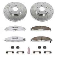 PowerStop Power Stop 98-02 Chevrolet Camaro Front Z26 Street Warrior Brake Kit - Brakes Rotors & Pads