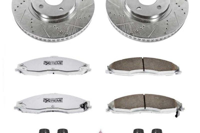 PowerStop Power Stop 98-02 Chevrolet Camaro Front Z26 Street Warrior Brake Kit - Brakes Rotors & Pads