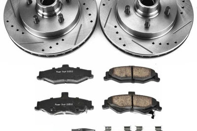 PowerStop Power Stop 98-02 Chevrolet Camaro Rear Z23 Evolution Sport Brake Kit - Brakes Rotors & Pads