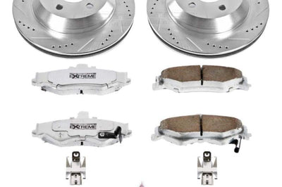 PowerStop Power Stop 98-02 Chevrolet Camaro Rear Z26 Street Warrior Brake Kit - Brakes Rotors & Pads