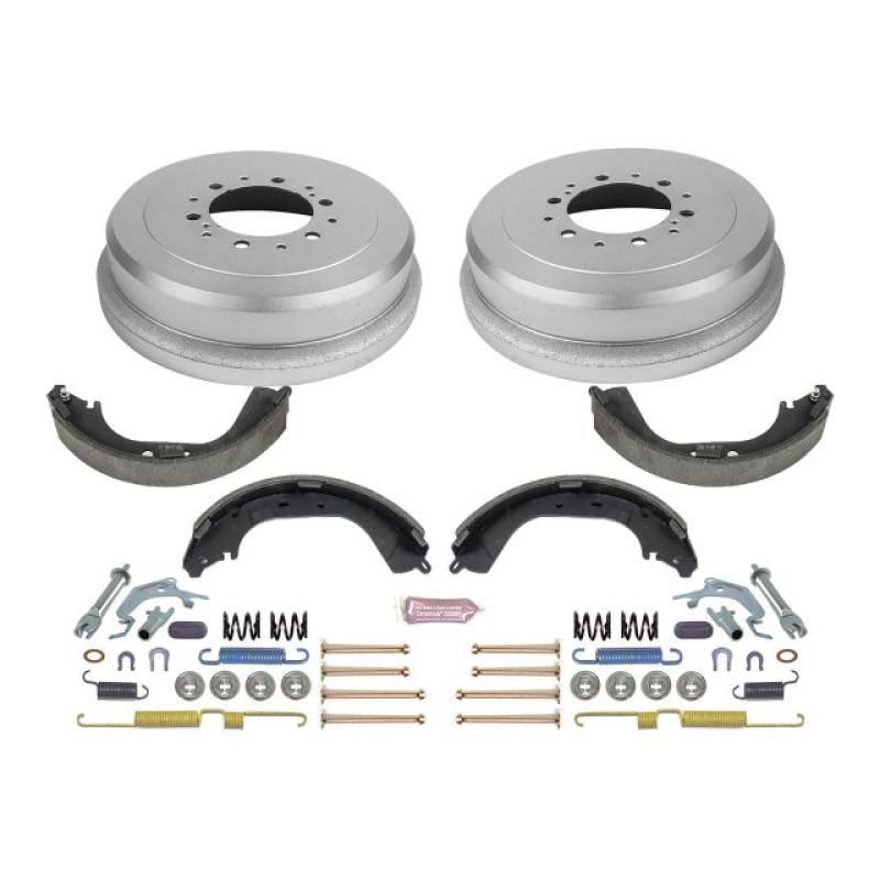PowerStop Power Stop 98-02 Toyota Tacoma 2WD Rear Autospecialty Drum Kit - Brakes Rotors & Pads