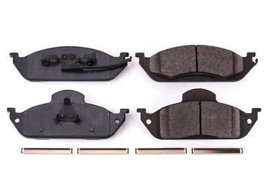 PowerStop Power Stop 98-03 Mercedes-Benz ML320 Front Z17 Evolution Ceramic Brake Pads w/Hardware - Brakes Rotors &