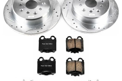 PowerStop Power Stop 98-05 Lexus GS300 Rear Z23 Evolution Sport Brake Kit - Brakes Rotors & Pads