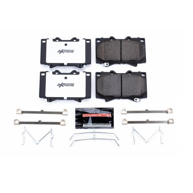 PowerStop Power Stop 98-07 Lexus LX470 Front Z36 Truck & Tow Brake Pads w/Hardware - Brakes Rotors