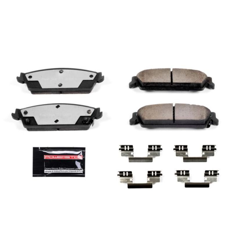 PowerStop Power Stop 99-00 Cadillac Escalade Rear Z36 Truck & Tow Brake Pads w/Hardware - Brakes Rotors