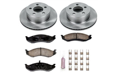 PowerStop Power Stop 99-01 Jeep Cherokee Front Autospecialty Brake Kit - Brakes Rotors & Pads