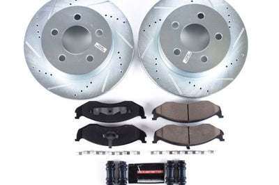 PowerStop Power Stop 99-01 Jeep Cherokee Front Z23 Evolution Sport Brake Kit - Brakes Rotors & Pads