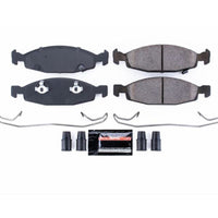 PowerStop Power Stop 99-03 Jeep Grand Cherokee Front Z23 Evolution Sport Brake Pads w/Hardware - Brakes Rotors &