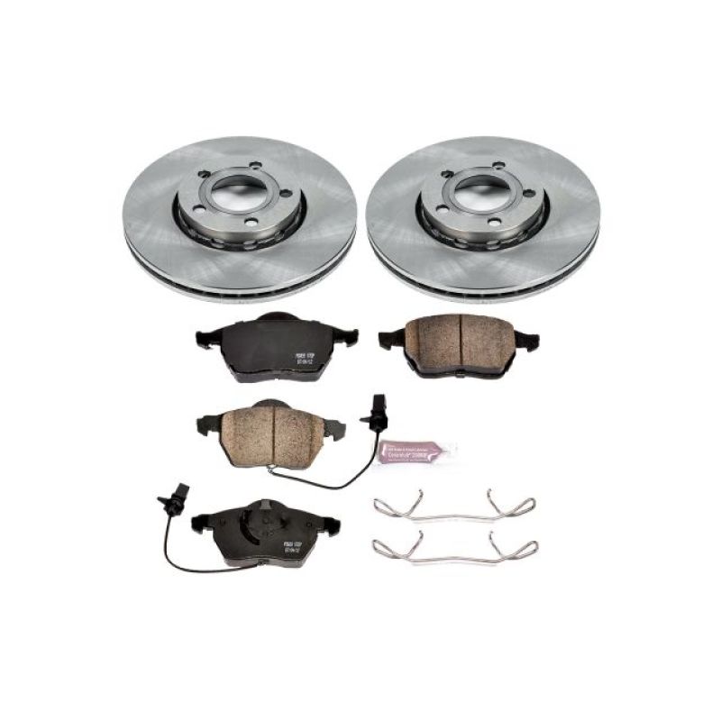 PowerStop Power Stop 99-04 Audi A4 Front Autospecialty Brake Kit - Brakes Rotors & Pads