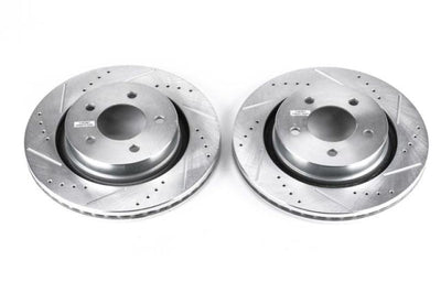 PowerStop Power Stop 99-04 Chrysler 300M Front Evolution Drilled & Slotted Rotors - Pair - Brakes Pads