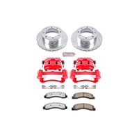 PowerStop Power Stop 99-04 Ford F-350 Super Duty Front Z36 Truck & Tow Kit w/Cals - Brakes Rotors Pads