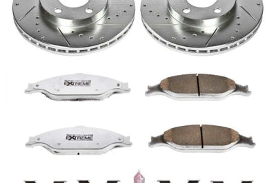 PowerStop Power Stop 99-04 Ford Mustang Front Z26 Street Warrior Brake Kit - Brakes Rotors & Pads