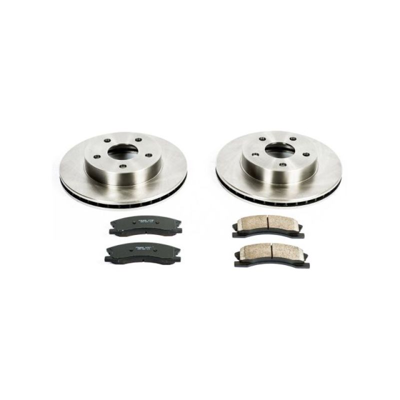 PowerStop Power Stop 99-04 Jeep Grand Cherokee Front Autospecialty Brake Kit - Brakes Rotors & Pads