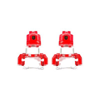 PowerStop Power Stop 99-04 Jeep Grand Cherokee Rear Red Calipers w/Brackets - Pair - Brakes Rotors & Pads