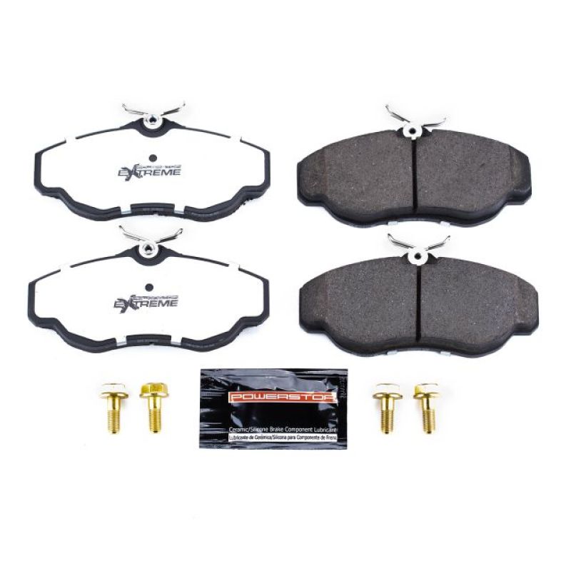 PowerStop Power Stop 99-04 Land Rover Discovery Front Z36 Truck & Tow Brake Pads w/Hardware - Brakes Rotors