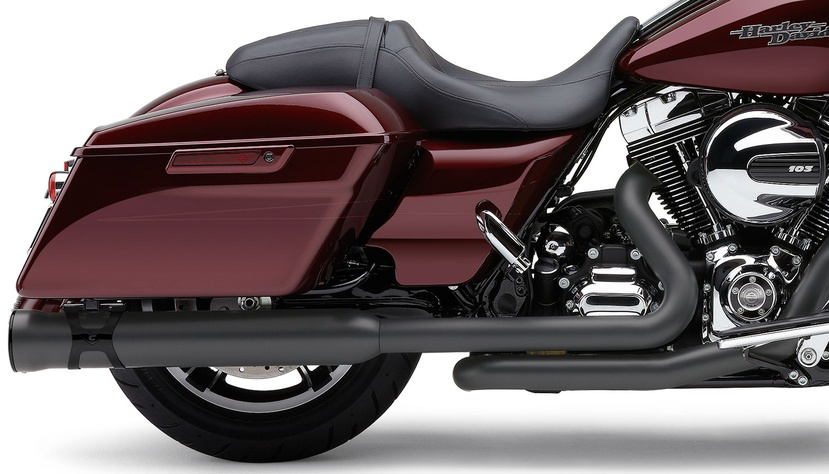 COBRA Powerport Dual Headpipes Black Flh/Flt 09 22