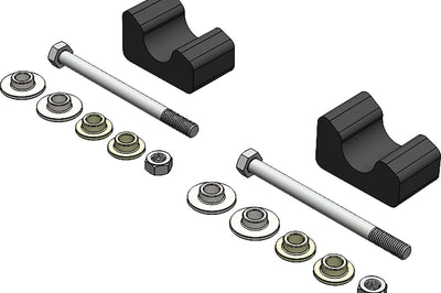 SLYDOG Pr /Sly Dog Mount Kit A/C Hcr /10mm - Skis/Carbides/Runners
