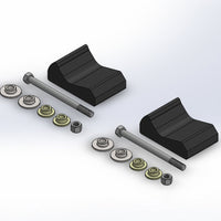 SLYDOG Pr /Sly Dog Mount Kit Pol All Trailing Arms 3/8’’ - Skis/Carbides/Runners