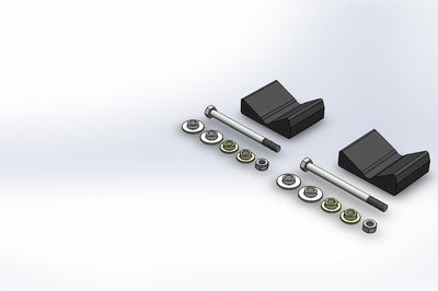 SLYDOG Pr /Sly Dog Mount Kit Pol Pro 10mm - Skis/Carbides/Runners