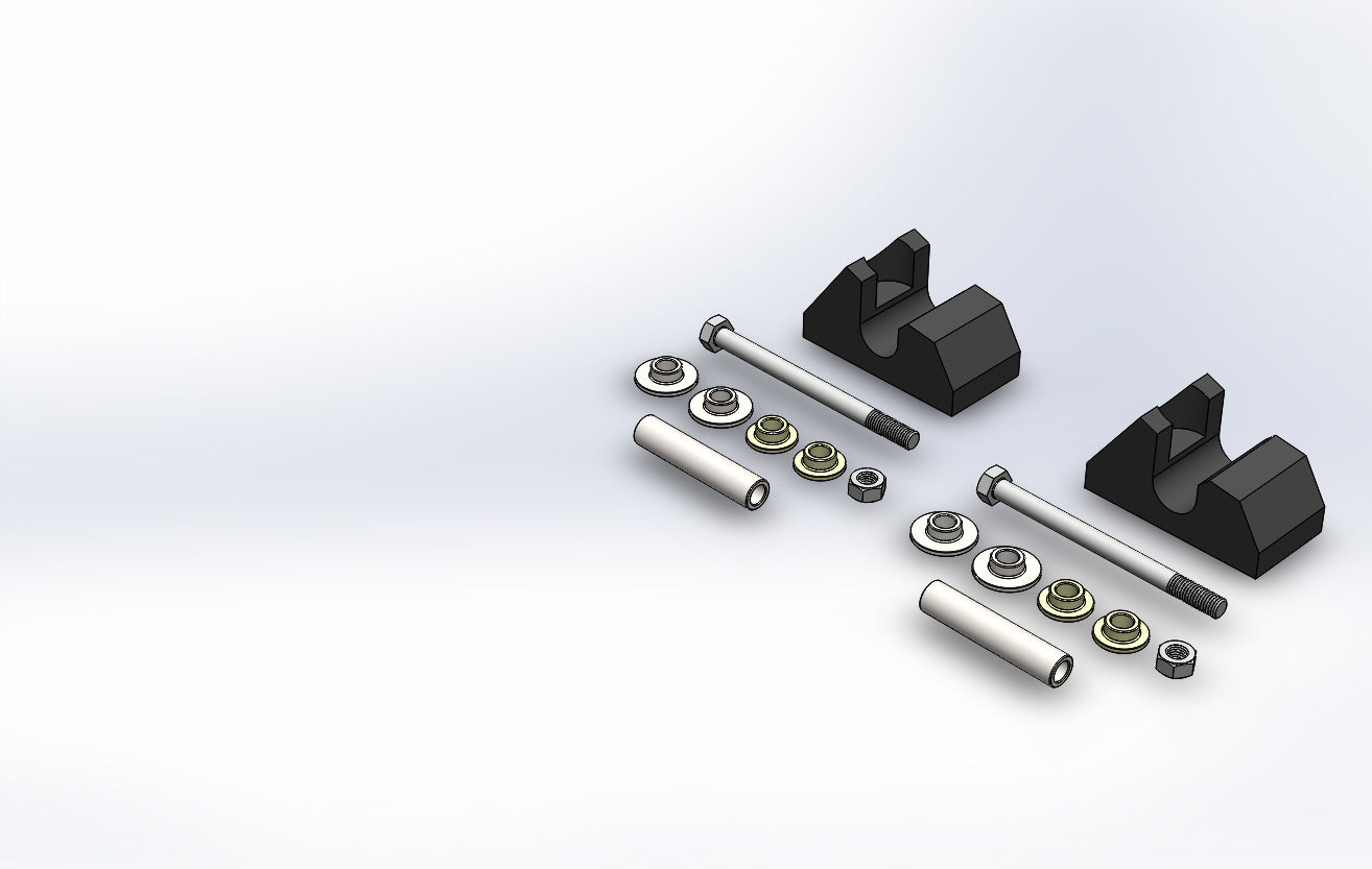 SLYDOG Pr /Sly Dog Mount Kit Yam Apex 10mm - Skis/Carbides/Runners