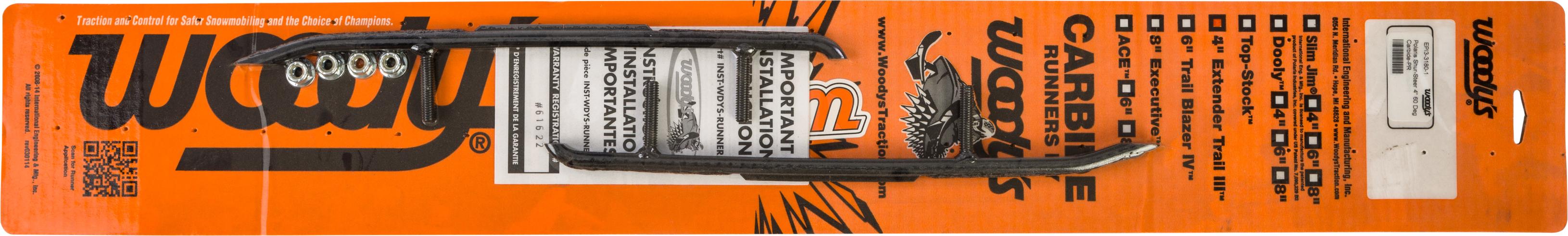 Woodys Pr/woodys 4’’ Carbide Pol Extender Iii Epi3-3180 - Snowmobile Collection