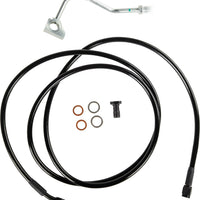 Goodridge Premium Abs Brakeline Kit Blk +4 All Flh/flt Exc Flrtx/s 14- - Harddrive Products