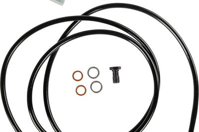 Goodridge Premium Abs Brakeline Kit Blk +4 All Flh/flt Exc Flrtx/s 14- - Harddrive Products