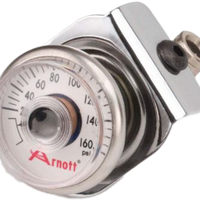 Arnott Pressure Gauge & Bracket Chrome - Harddrive Products