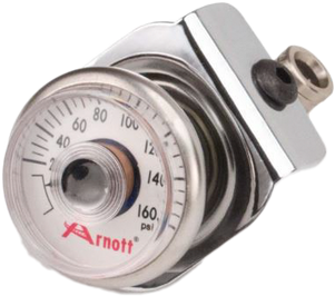 Arnott Pressure Gauge & Bracket Chrome - Harddrive Products