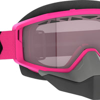 Scott Primal Snowcross Goggle Pink/black Rose Lens - White - Apparel Collection