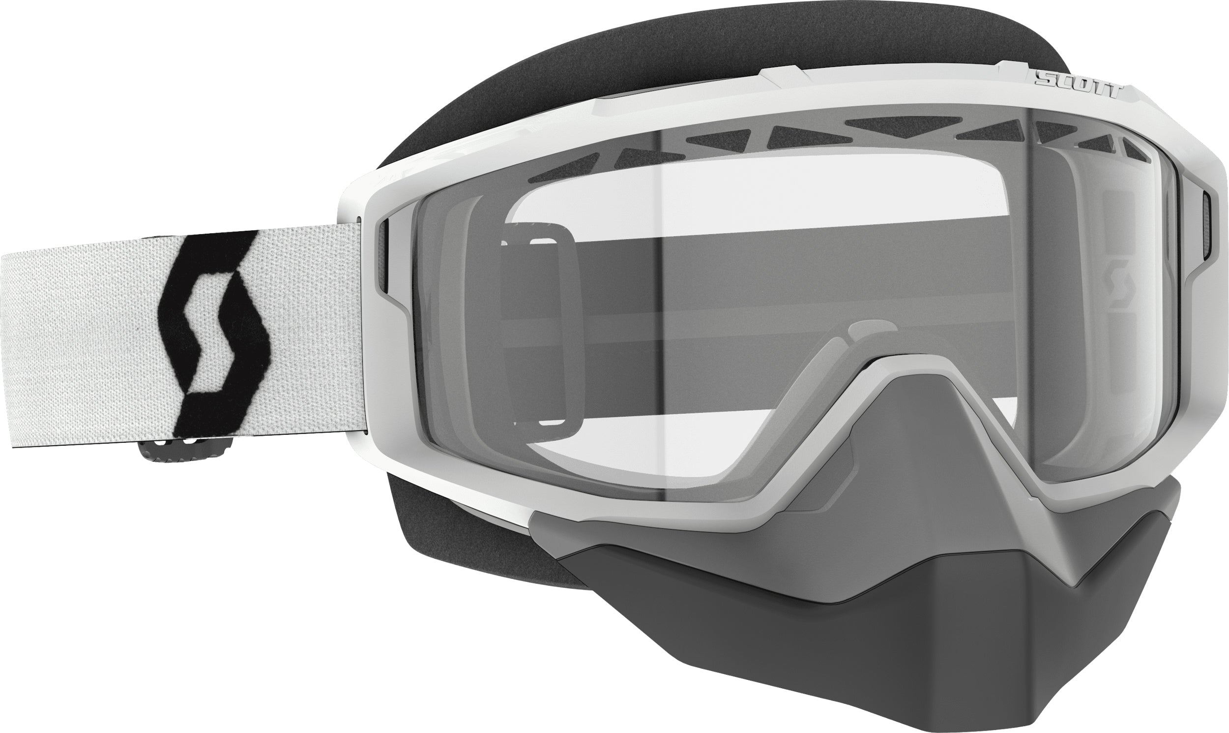 Scott Primal Snowcross Goggle Pink/black Rose Lens - White - Apparel Collection