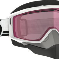 Scott Primal Snowcross Goggle Pink/black Rose Lens - White - Apparel Collection