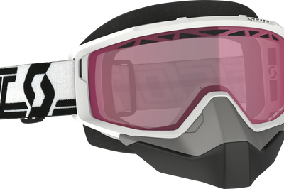 Scott Primal Snowcross Goggle Pink/black Rose Lens - White/Black - Apparel Collection