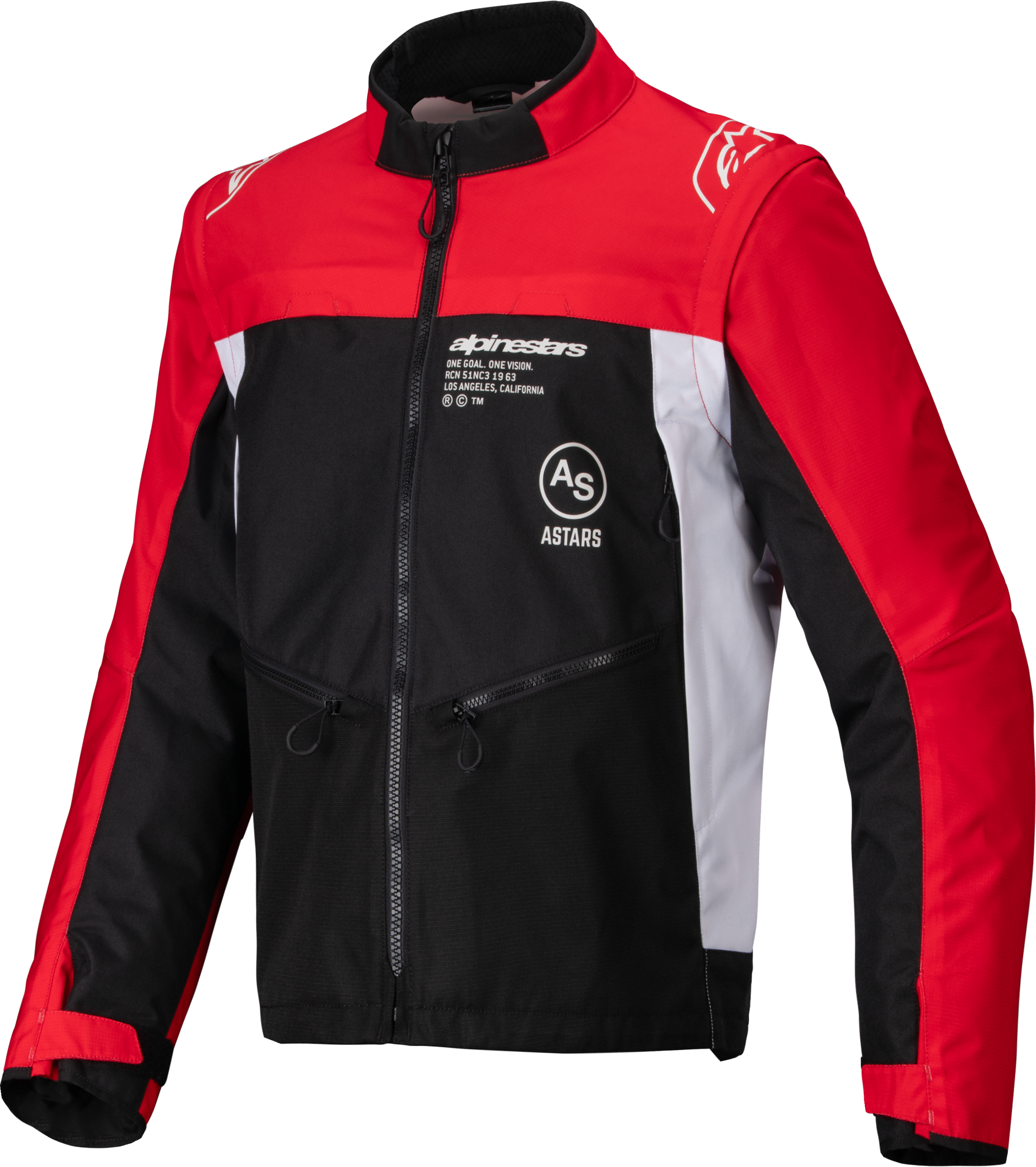 ALPINESTARS Pro Dura Jacket Black/Bright Red/White 3x - Jackets
