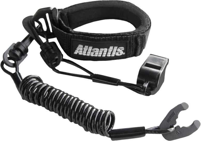 Atlantis Pro Floating Wrist Lanyard Red - Black - Watercraft Collection