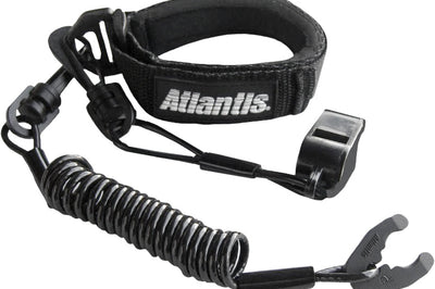 Atlantis Pro Floating Wrist Lanyard Red - Black - Watercraft Collection