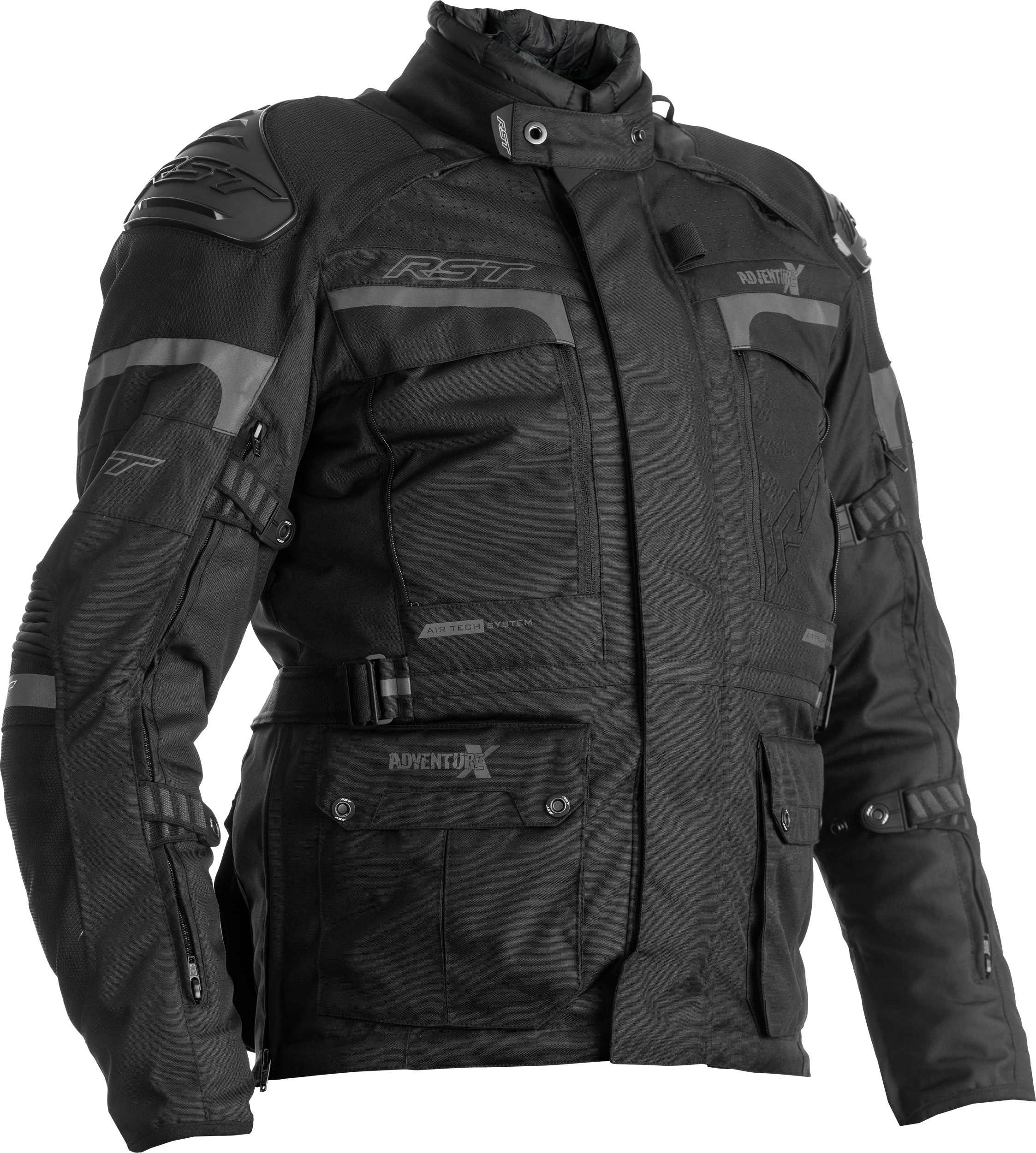 Rst Pro Series Adventure-x Ce Jacket Sand/brown Textile 5xl - Black/Black / Small