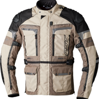 Rst Pro Series Adventure-x Ce Jacket Sand/brown Textile 5xl - Black/Black / Small