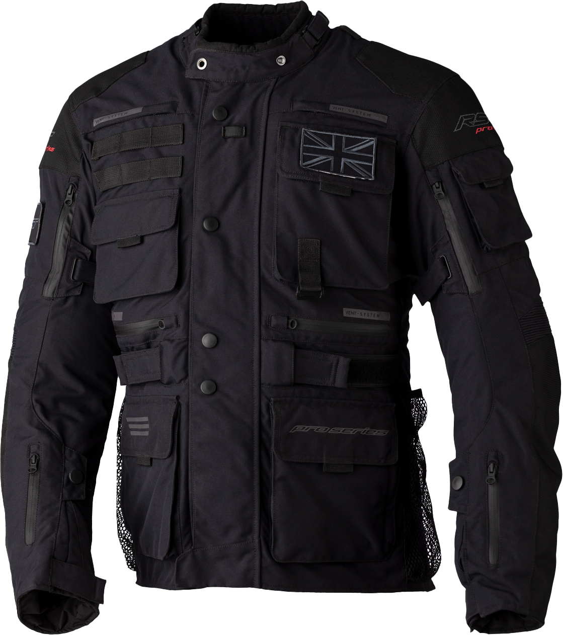 Rst Pro Series Ambush Ce Jacket Black/black Textile 5xl - Black/Black / Small