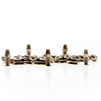 Flo Motorsports Pro Series Foot Peg Cleat Set - Silver - Harddrive Products