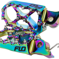 Flo Motorsports Pro Series Foot Pegs Black - Offroad Collection