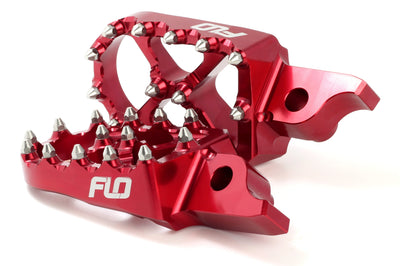 Flo Motorsports Pro Series Foot Pegs Black - Offroad Collection