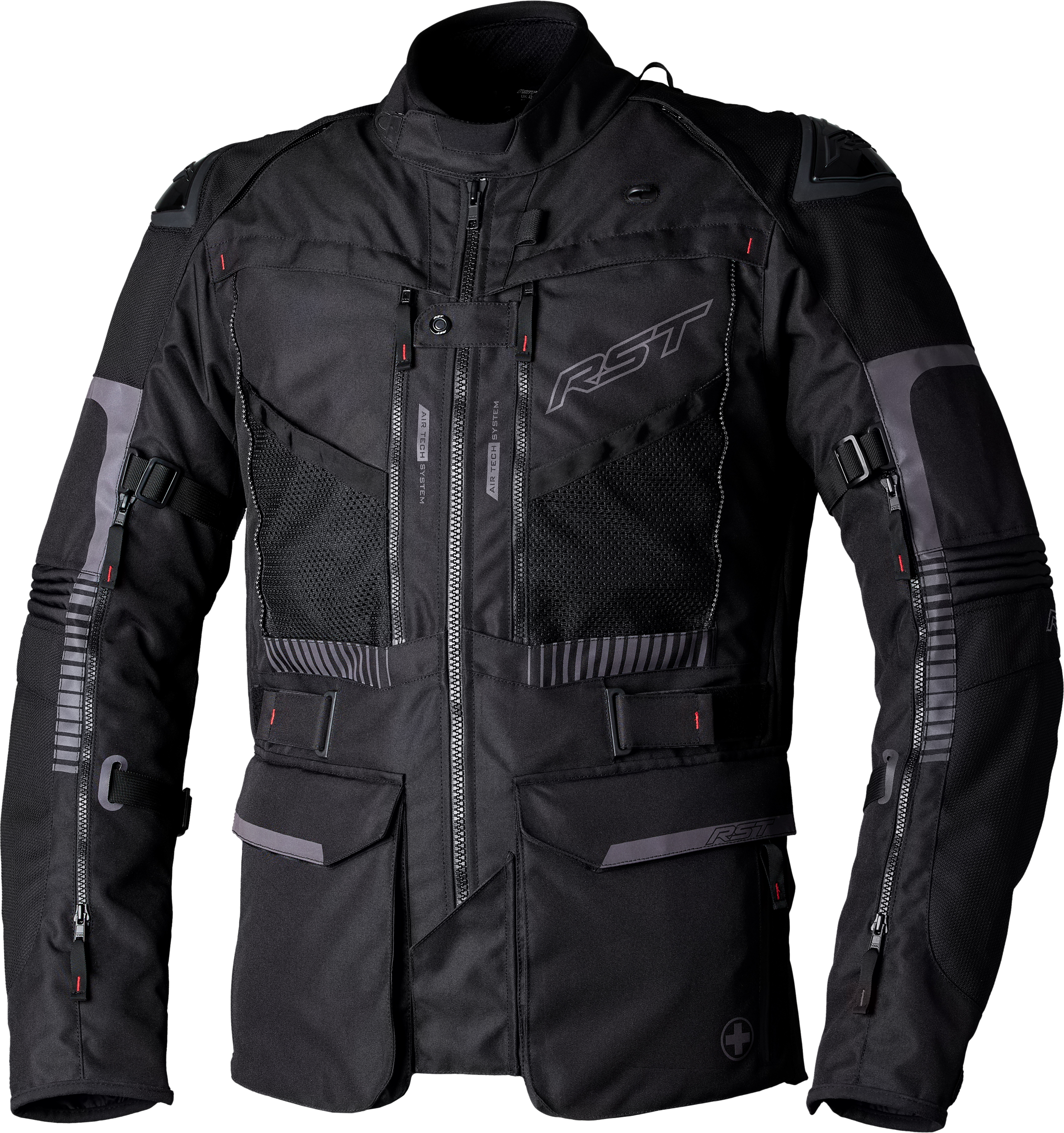 Rst Pro Series Ranger Ce Jacket Sand/graphite Textile 5xl - Black/Black / Small
