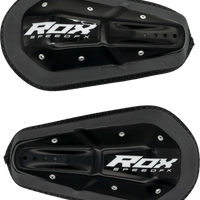 Rox Pro Tec Lite Handguards Black - Snowmobile Collection
