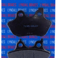 Lyndall Brakes Profiled Brake Pad Gold+ Fr/rr `00-07 Except 200 Mm Tire - Harddrive Products