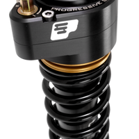 Progressive Harley Ultra Low-QPS 944 Series Shocks 12.5in 11in Ride Height Standard - Black / Gol - Suspension