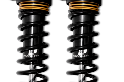 Progressive Harley Ultra Touring-QPS 944 Series Shocks 13in 12in Ride Height Super Duty - Black / Suspension