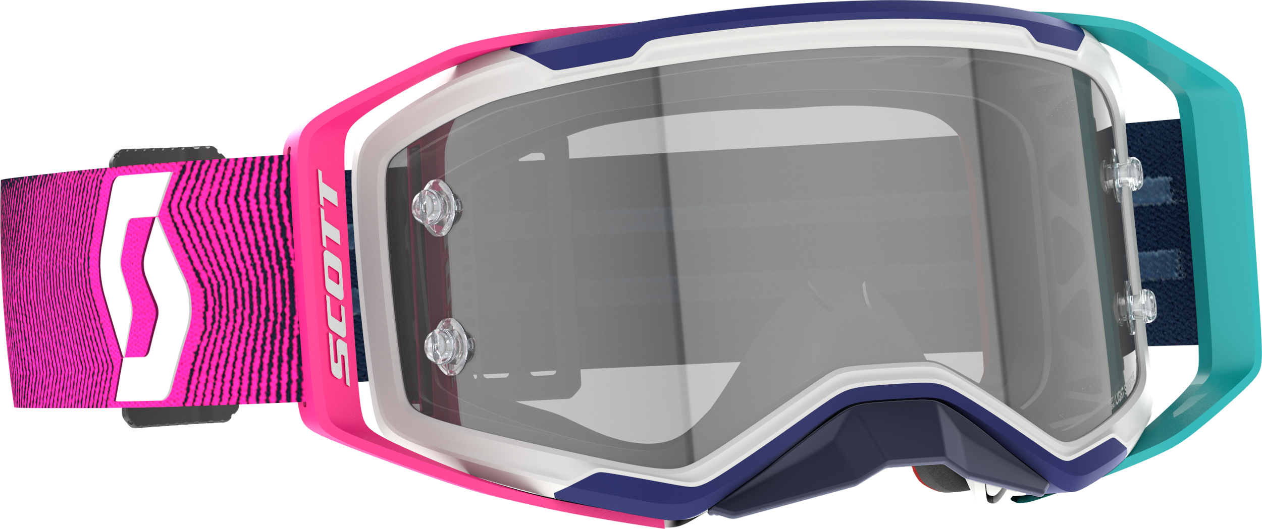 SCOTT Prospect 2.0 Ls Goggle Stlth Bl/Rad Pnk Grey Wrks